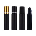 Customized Clear Black Amber Blue Frosted Glass Rollon Roller Bottle With Glass And Steel Roll On 5Ml 10 Ml 15Ml